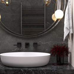 Керамогранит Laparet Leda Black Карвинг 60x120