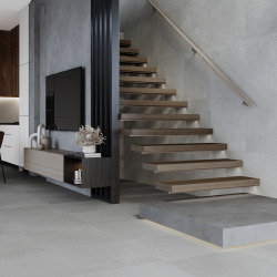 Керамогранит Ceradim SG50001920R Техно Грис серый матовый карвинг 59,50x119,10