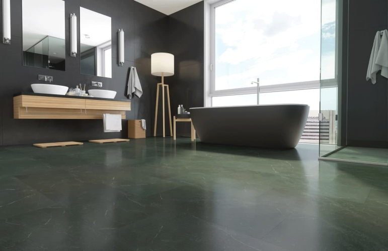 Кварцевый ламинат SPC Fargo Stone Имперадор Грей 68S451