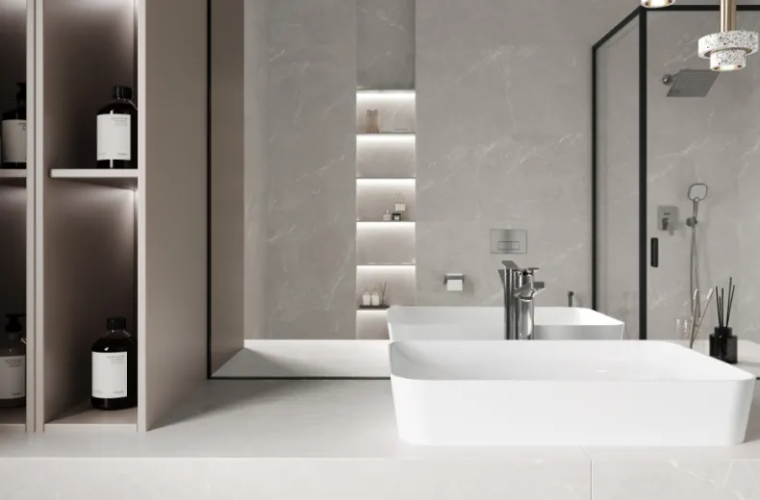 Керамогранит Laparet х9999309631 Pietra Blanco светло-серый матовый карвинг 60х120