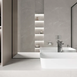 Керамогранит Laparet х9999309631 Pietra Blanco светло-серый матовый карвинг 60х120