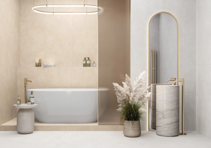 Керамогранит Alma Ceramica GFU6060MUR07R Mural матовый 60x60