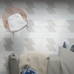 Плитка Equipe Rhombus 22688 White Smooth 14x24