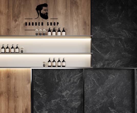 Керамогранит Laparet Archie Nero Pro чёрный матовый r str 60х120