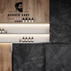 Керамогранит Laparet Archie Nero Pro чёрный матовый r str 60х120