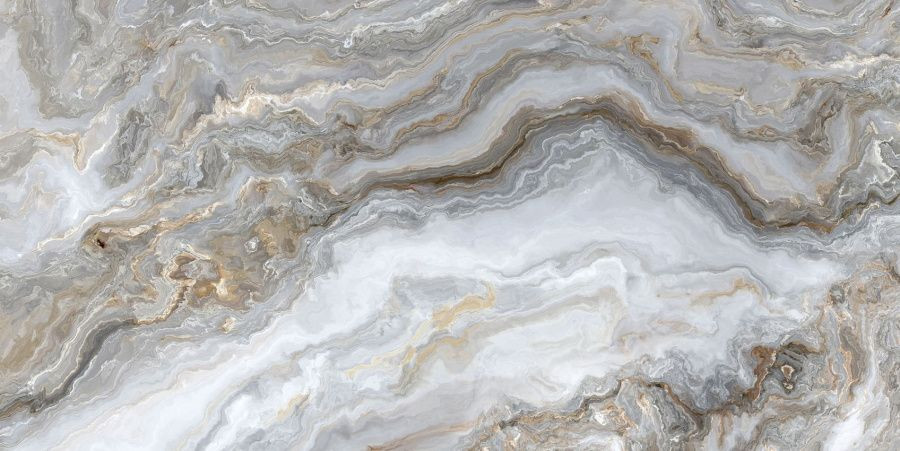 Керамогранит Neodom N20352 Luxury Arabesque Grey Polished 60x120