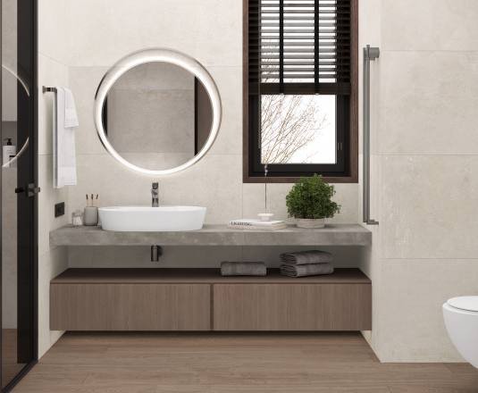 Керамогранит Laparet SG604220R Smart Marfil бежевый матовый 59,50x59,50