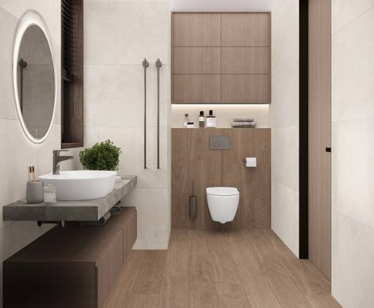 Керамогранит Laparet SG604220R Smart Marfil бежевый матовый 59,50x59,50