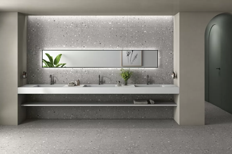 Керамогранит Eurotile Terrazzo Plus Fossil Mat 7930138703937 60x120
