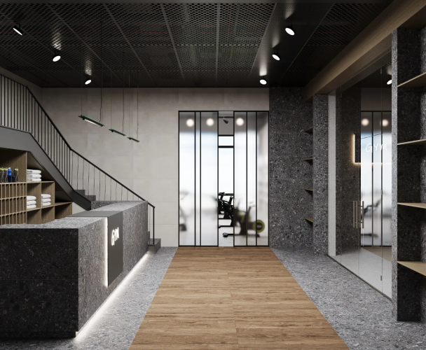 Керамогранит Laparet х9999309484 Ceppo Nero PRO графитовый матовый структурный R12Soft STR 60х60