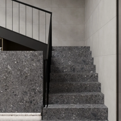 Керамогранит Laparet х9999309484 Ceppo Nero PRO графитовый матовый структурный R12Soft STR 60х60