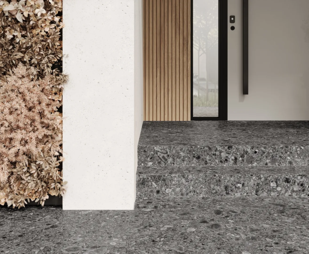 Керамогранит Laparet х9999309484 Ceppo Nero PRO графитовый матовый структурный R12Soft STR 60х60