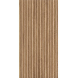 Керамогранит Laparet х9999311153 Wood Canarium Almond Stripes тёмно-бежевый матовый карвинг 60х120