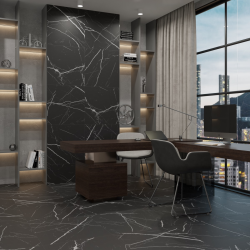 Керамогранит Primavera Oltan Black Carving CR125 60x60