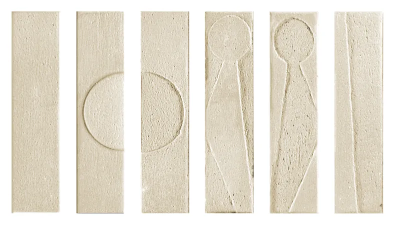 Керамогранит Settecento 118621 Koine Alphabet Sabbia 4,5x18,6
