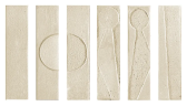 Керамогранит Settecento 118621 Koine Alphabet Sabbia 4,5x18,6