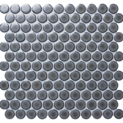 Мозаика Bonaparte Round blue gray (28х28х6) 312х330, глазурованная