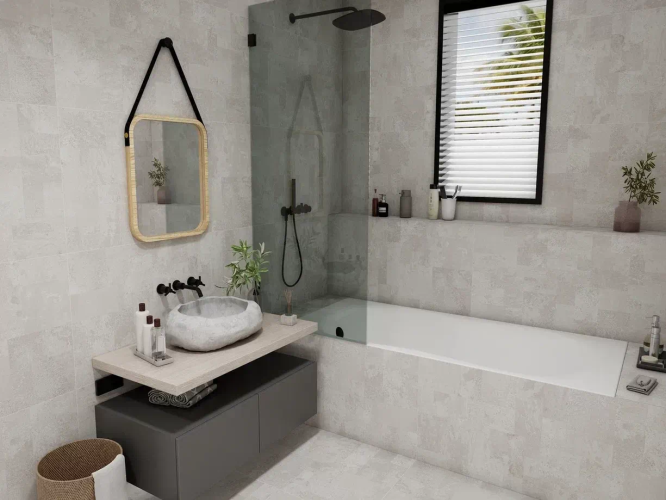 Керамогранит Duna RP-227458 Evardo Bianco Base Matt 120x60