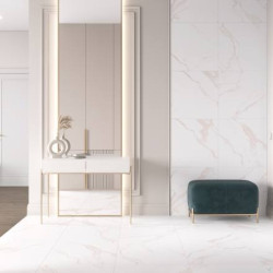 Керамогранит Laparet Statuario Crema белый матовый структурный 60х120