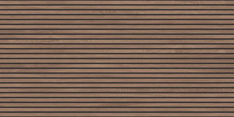 Керамогранит Laparet х9999311151 Wood Canarium Wenge Stripes коричневый матовый карвинг 60х120