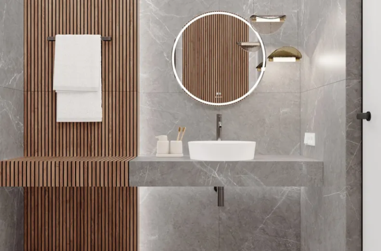 Керамогранит Laparet х9999311151 Wood Canarium Wenge Stripes коричневый матовый карвинг 60х120