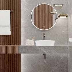 Керамогранит Laparet х9999311151 Wood Canarium Wenge Stripes коричневый матовый карвинг 60х120