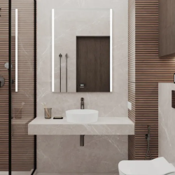 Керамогранит Laparet х9999311151 Wood Canarium Wenge Stripes коричневый матовый карвинг 60х120