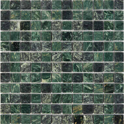 Мозаика Pixel Mosaic PIX 215 Spider Green, чип 23x23 мм, сетка 305х305x6 мм, Полированная
