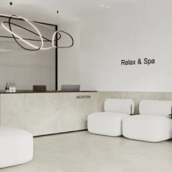 Керамогранит Laparet х9999309285 Rocky Pearl PRO бежевый матовый R10GR STR CB 60х120