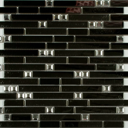 Мозаика NSmosaic MS-604 чип 15х48х98x6 мм, сетка 305x298 мм, глянцевая