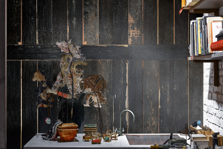 Керамогранитa Sant Agostino CSABLADK15 Blendart Dark 15x120