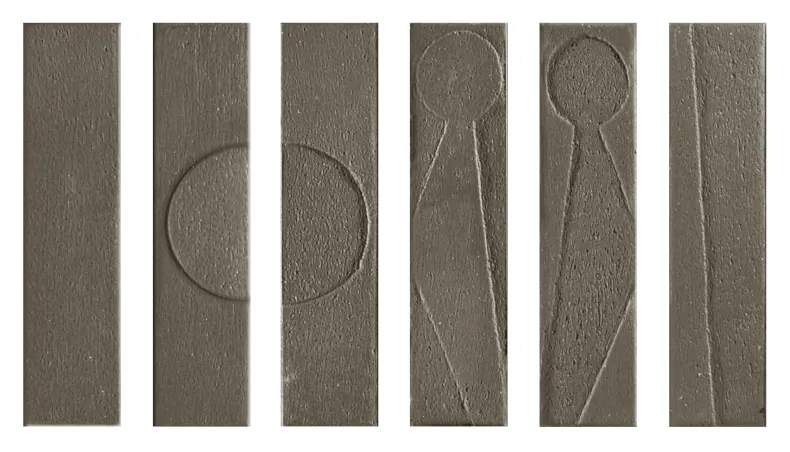 Керамогранит Settecento 118624 Koine Alphabet Terra 4,5x18,6