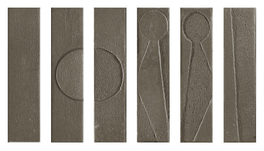 Керамогранит Settecento 118624 Koine Alphabet Terra 4,5x18,6