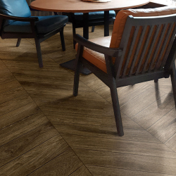 Керамогранит Ragno Marazzi R9SY Ossimori Chevron Marrone Extra Matt 11x54