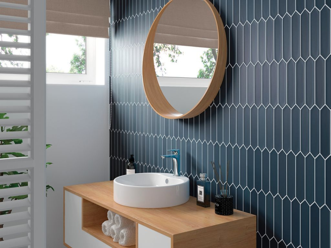 Плитка Equipe Lanse 27488 Navy 5x25