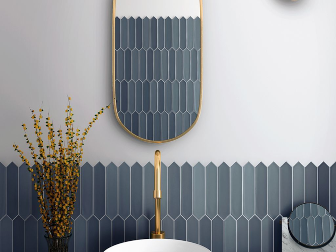 Плитка Equipe Lanse 27488 Navy 5x25