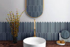 Плитка Equipe Lanse 27488 Navy 5x25