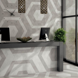 Плитка Equipe Rhombus 22692 Dark Grey Smooth 14x24