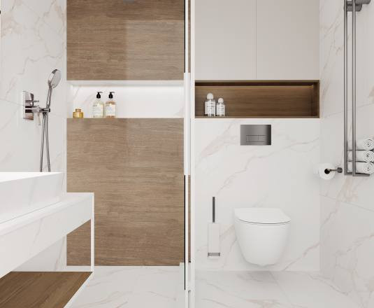 Керамогранит Laparet Statuario Crema белый матовый 60х60