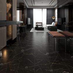 Кварцвиниловая плитка Alpine Floor Stone Mineral Core Неро ЕСО 4-27 MC