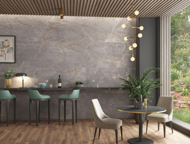 Керамогранит Laparet Carved River Gray х9999282626 карвинг 60х60