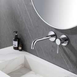 Смеситель ABBER Wasser Kreis AF8112 для раковины скрытого монтажа, хром