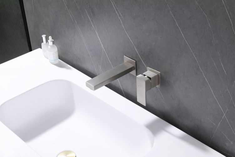 Смеситель ABBER Daheim AF8212SP для раковины скрытого монтажа, сатин