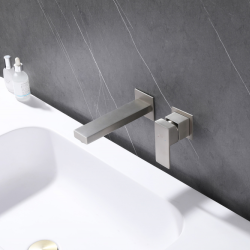 Смеситель ABBER Daheim AF8212SP для раковины скрытого монтажа, сатин