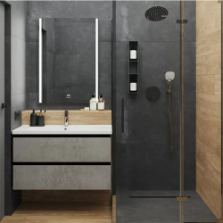 Керамогранит Ceradim х9999304131 Cement Strength Graphite Темно-серый Матовый 60х60