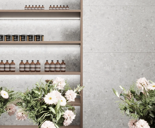 Керамогранит Laparet х9999309486 Ceppo Blanco PRO светло-серый матовый структурный R12Soft STR 60х60