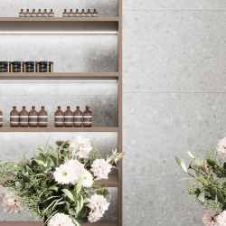 Керамогранит Laparet х9999309486 Ceppo Blanco PRO светло-серый матовый структурный R12Soft STR 60х60