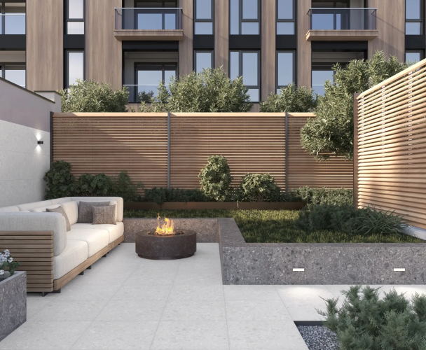 Керамогранит Laparet х9999309486 Ceppo Blanco PRO светло-серый матовый структурный R12Soft STR 60х60