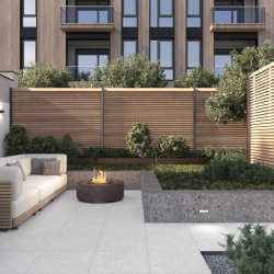 Керамогранит Laparet х9999309486 Ceppo Blanco PRO светло-серый матовый структурный R12Soft STR 60х60