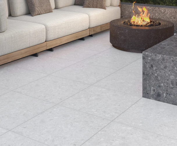 Керамогранит Laparet х9999309486 Ceppo Blanco PRO светло-серый матовый структурный R12Soft STR 60х60